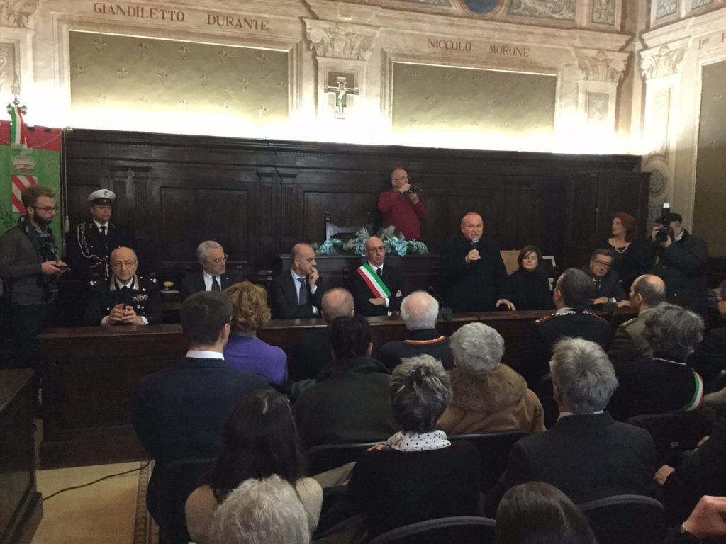 Gli ospiti della cerimonia