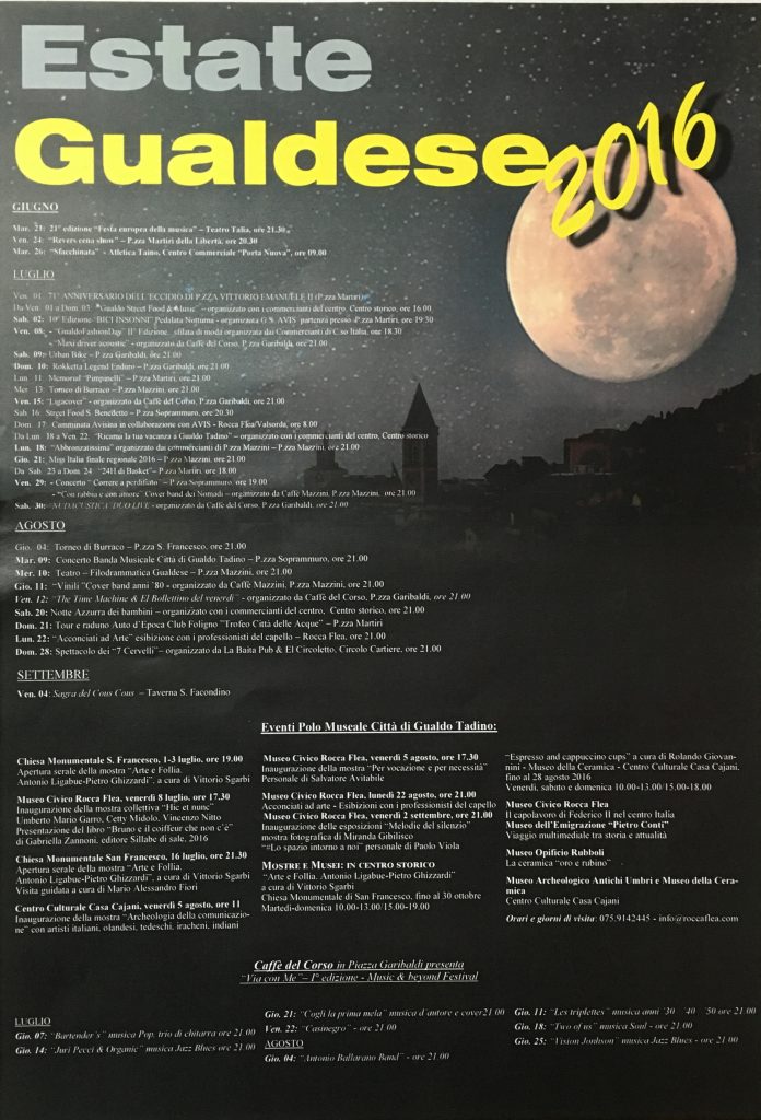 Locandina Estate Gualdese 2016