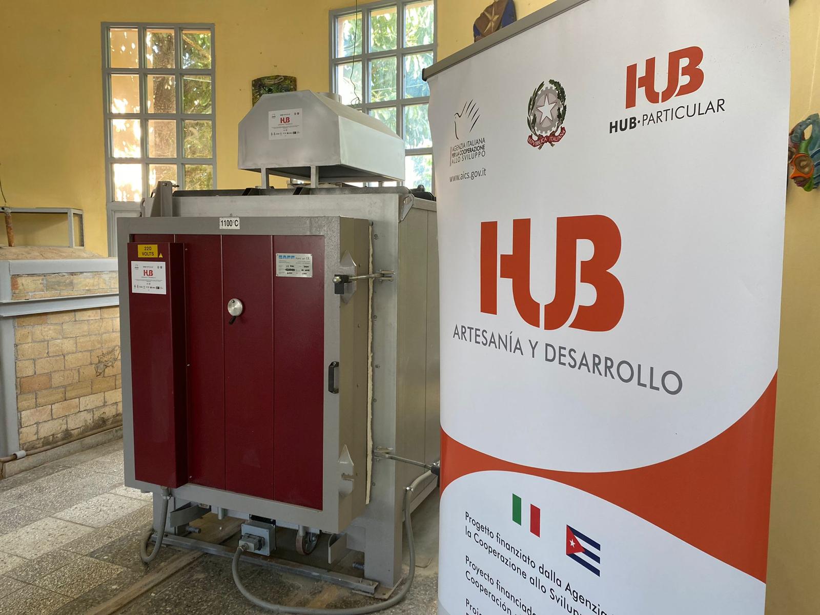 Il forno donato dal progetto al Taller di Varadero