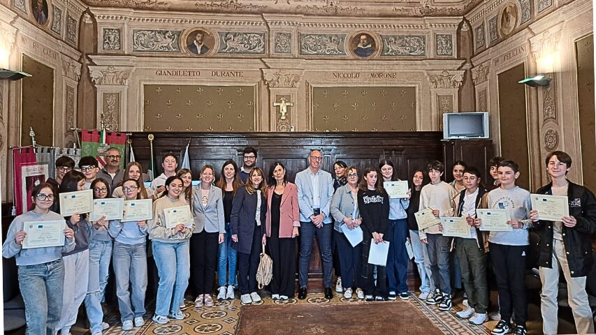 premiazione progetto erasmus IC