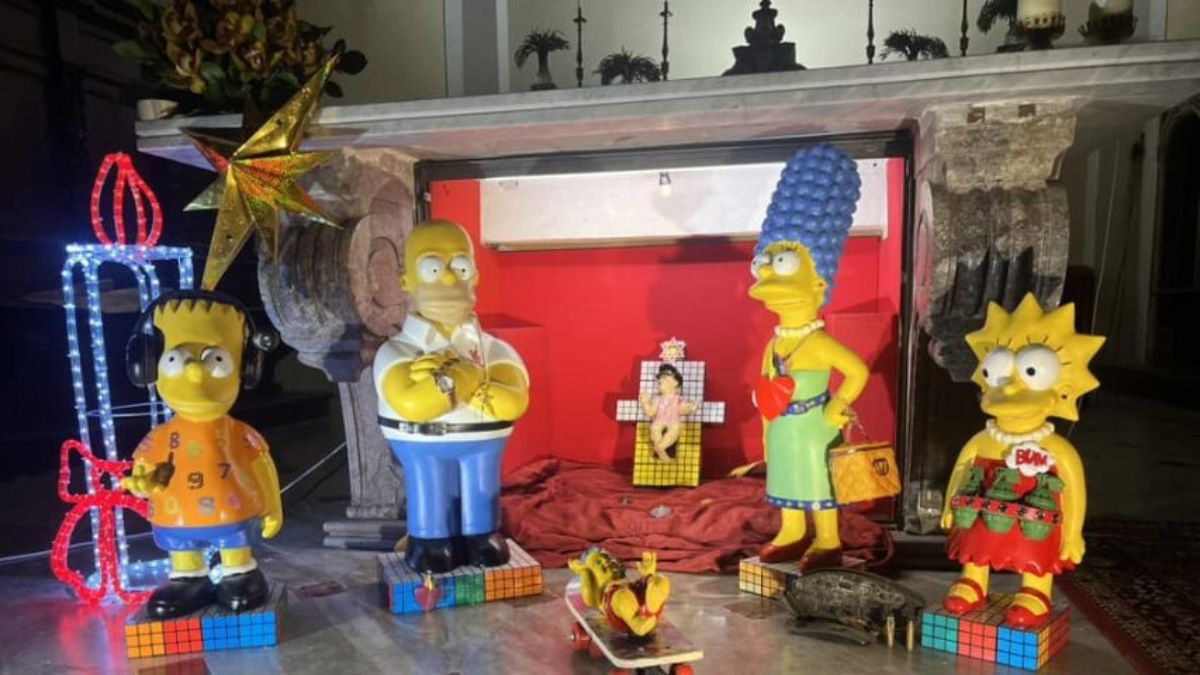 presepio simpson piergiuseppe pesce