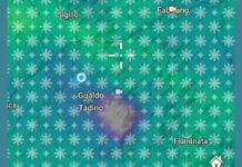 Neve ovunque, tranne che a Gualdo Tadino: sul radar meteo appare un misterioso “buco” sopra la città