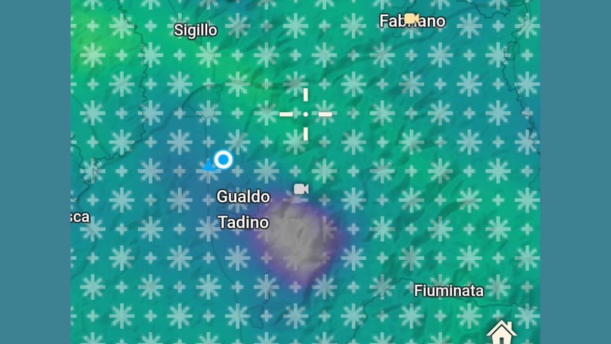neve gualdo tadino radar