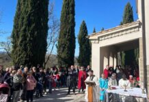 Grande partecipazione alla processione di Montecamera, presente la presidente della Regione Proietti