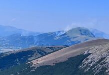Emergenza incendi, 55 Vigili del Fuoco e flotta aerea su 5 fronti attivi. Comitato Pro Acqua: “Si faccia piena luce sulle cause”