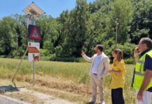 A Pianello nuovo impianto contro gli incidenti con fauna selvatica, è il tredicesimo installato dalla Provincia