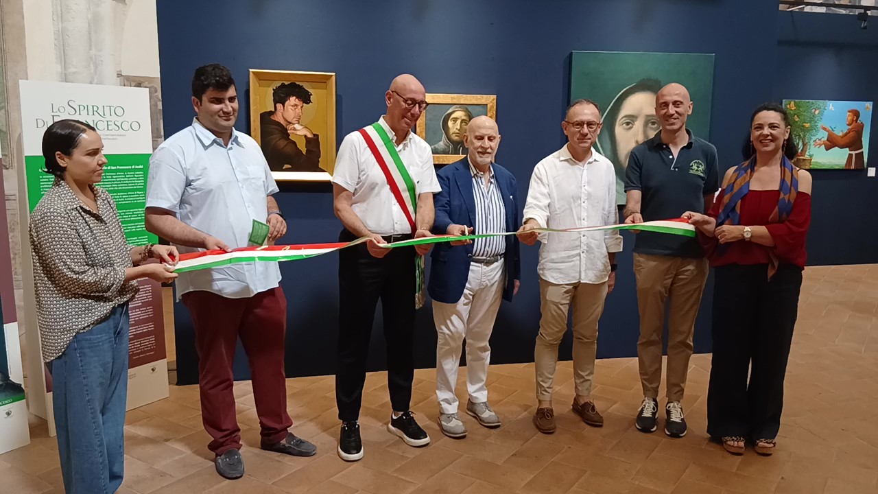 inaugurazione mostra lo spirito di francesco