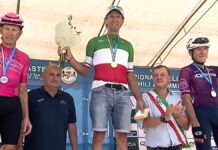 Valter Comodi campione italiano Master M8. Maglia tricolore per il GS Avis Gualdo Tadino