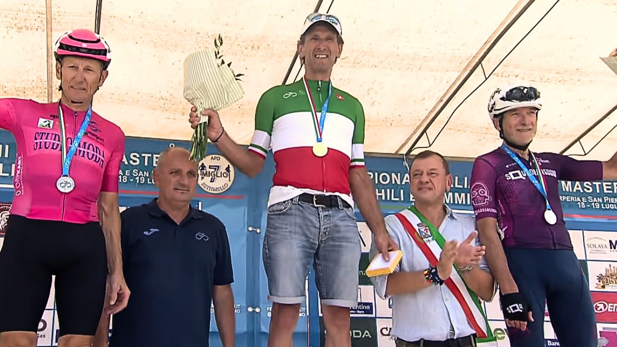 valter comodi campione italiano master M8