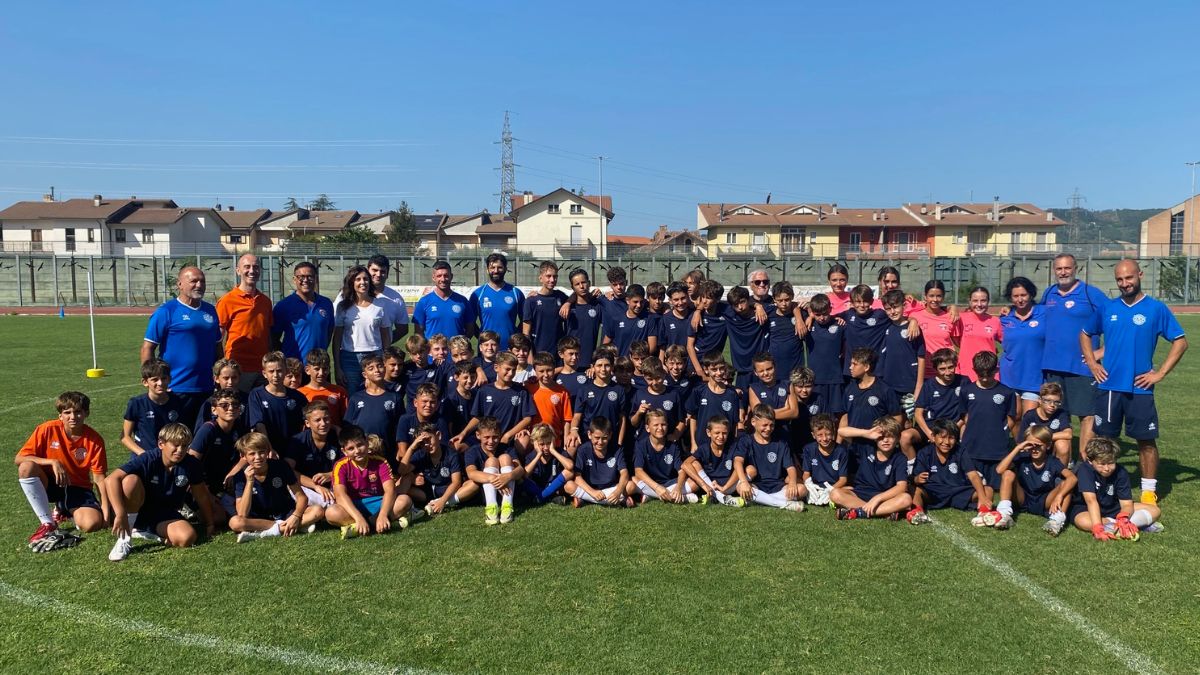 atleti di Ancona in ritiro a Gualdo Tadino