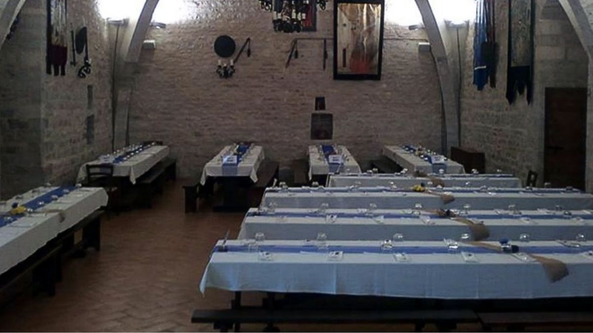 pranzo del portaiolo giochi de le porte