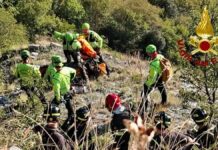 Gualdo Tadino, precipita per venti metri dalla ferrata: escursionista elitrasportato a Perugia